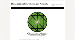 Desktop Screenshot of chiropracticalchemy.com