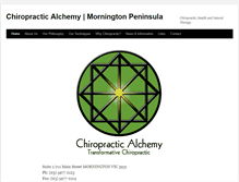 Tablet Screenshot of chiropracticalchemy.com